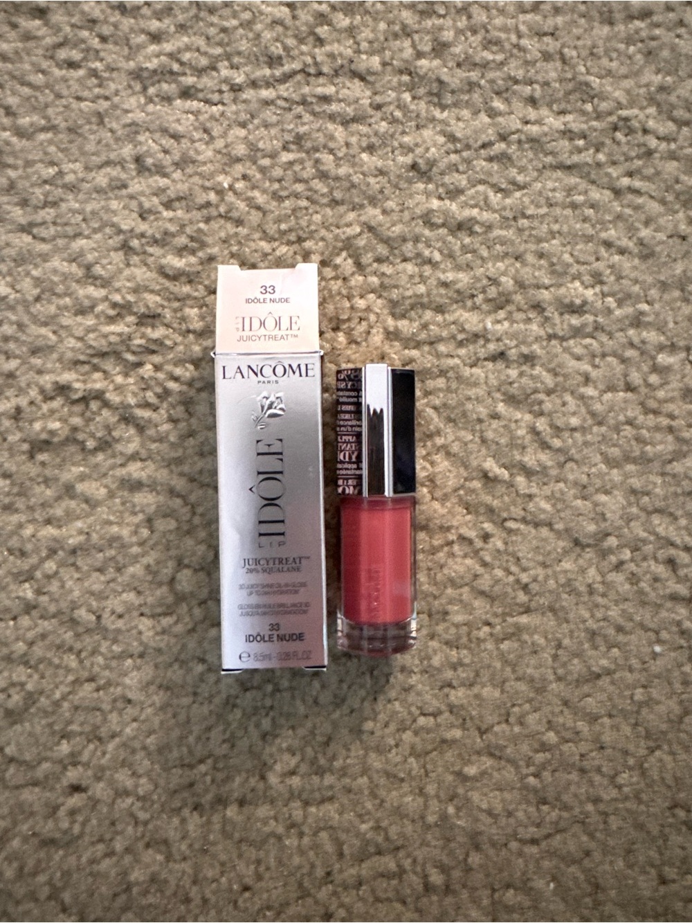 Lancome Juicy Shaker Lip Oil in Idôle Nude (33) - Nude Pink